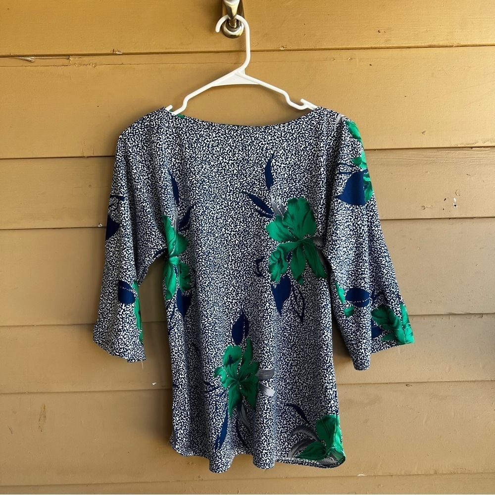 Vintage Floral Blouse - SZ Large